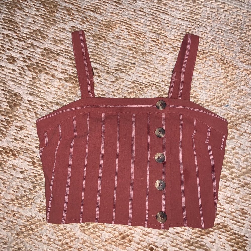 Button up crop top!